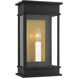 C&M by Chapman & Myers Cupertino 1 Light 13.13 inch Textured Black Outdoor Wall Lantern