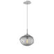 Nova Incandescent 1 Light 10 inch Classic Silver Pendant Ceiling Light in Smoke