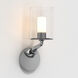 Elena 1 Light 6.3 inch Polished Chrome Bathroom Wall Light