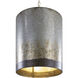 Cannery 3 Light 16 inch Ombre Galvanized Pendant Ceiling Light