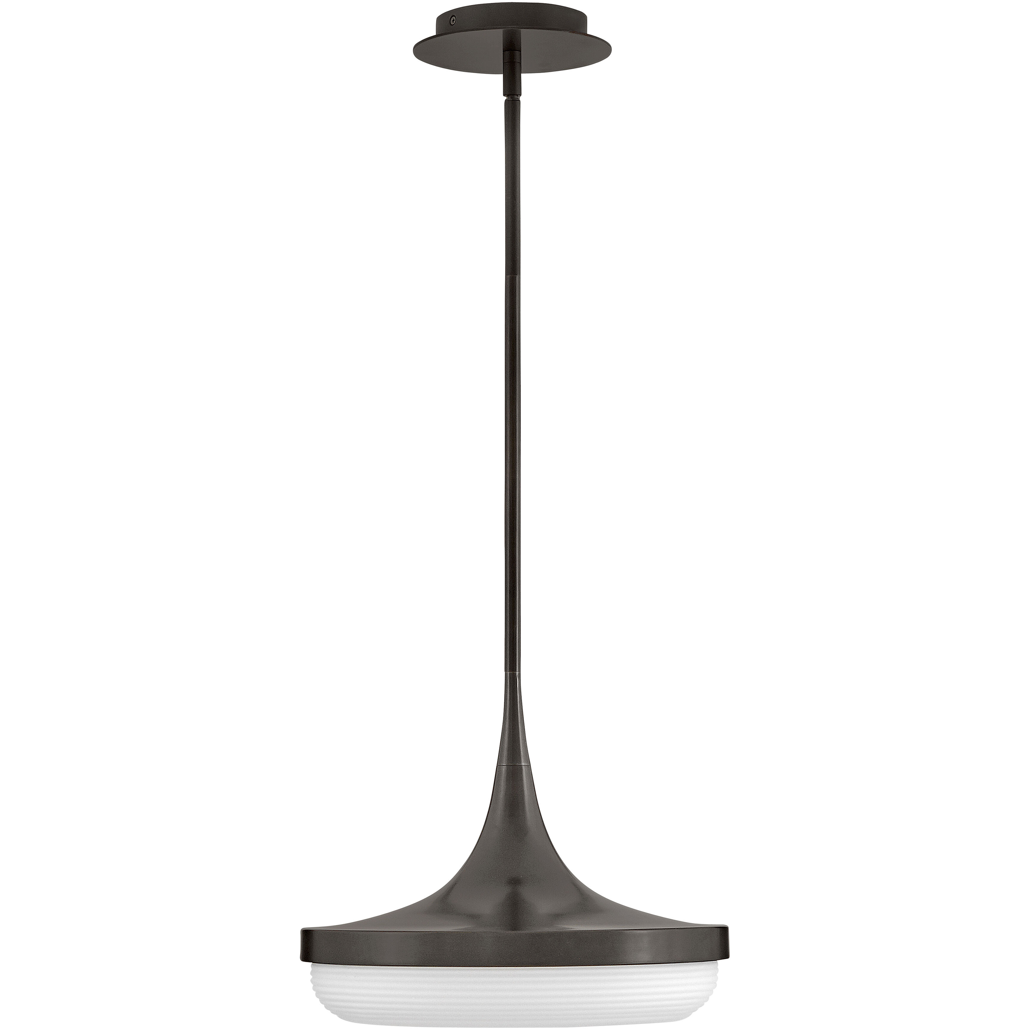 Elsa LED 14 inch Black Oxide Pendant Ceiling Light, Semi-Flush Mount