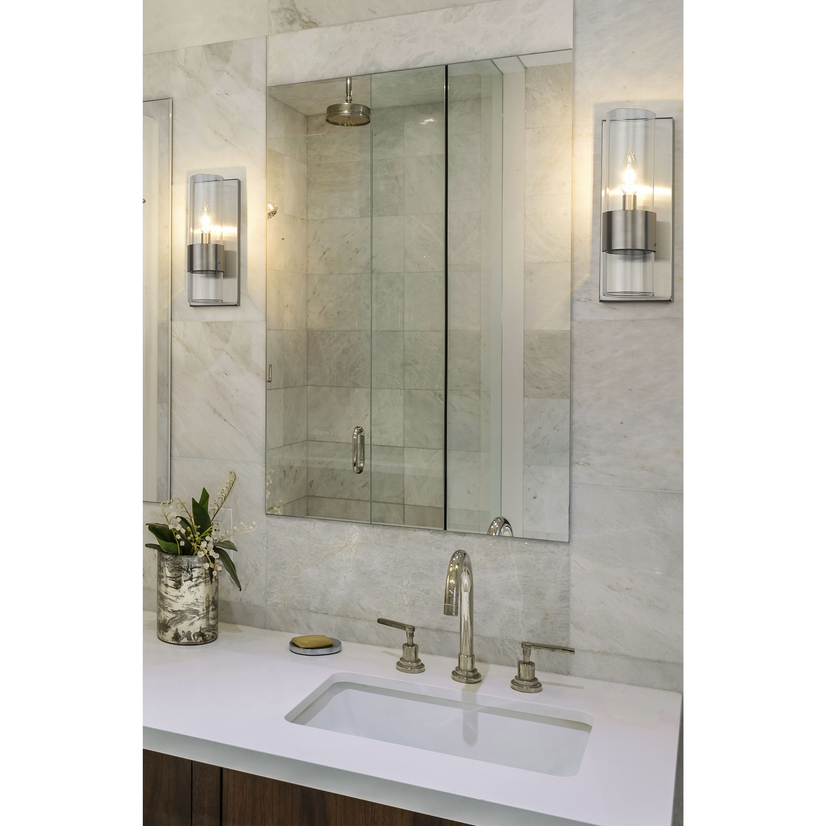 Lawson 1 Light 4.75 inch Brushed Nickel Wall Sconce Wall Light