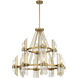 Biltmore 12 Light 38 inch Warm Brass Chandelier Ceiling Light