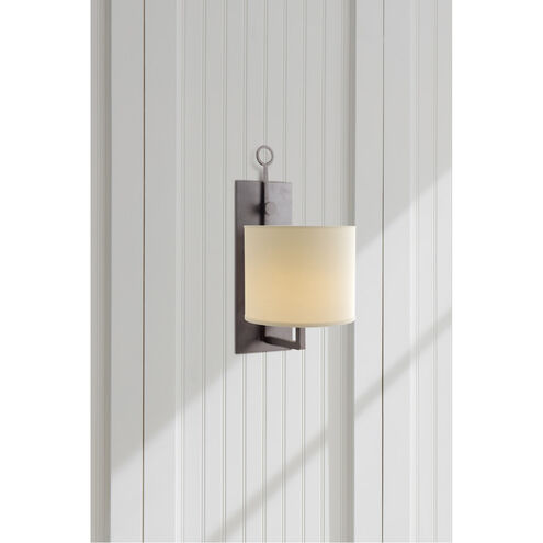 Visual Comfort Signature Collection | Visual Comfort S2030BR-NP Ian K.  Fowler Aspen 1 Light 7.5 inch Blackened Rust Wall Lamp Wall Light in  Natural Paper