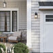 Cantley 1 Light 13.25 inch Matte Black Outdoor Wall Lantern