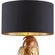 Irvin 56.5 inch 150 watt Vintage Gold Floor Lamp Portable Light