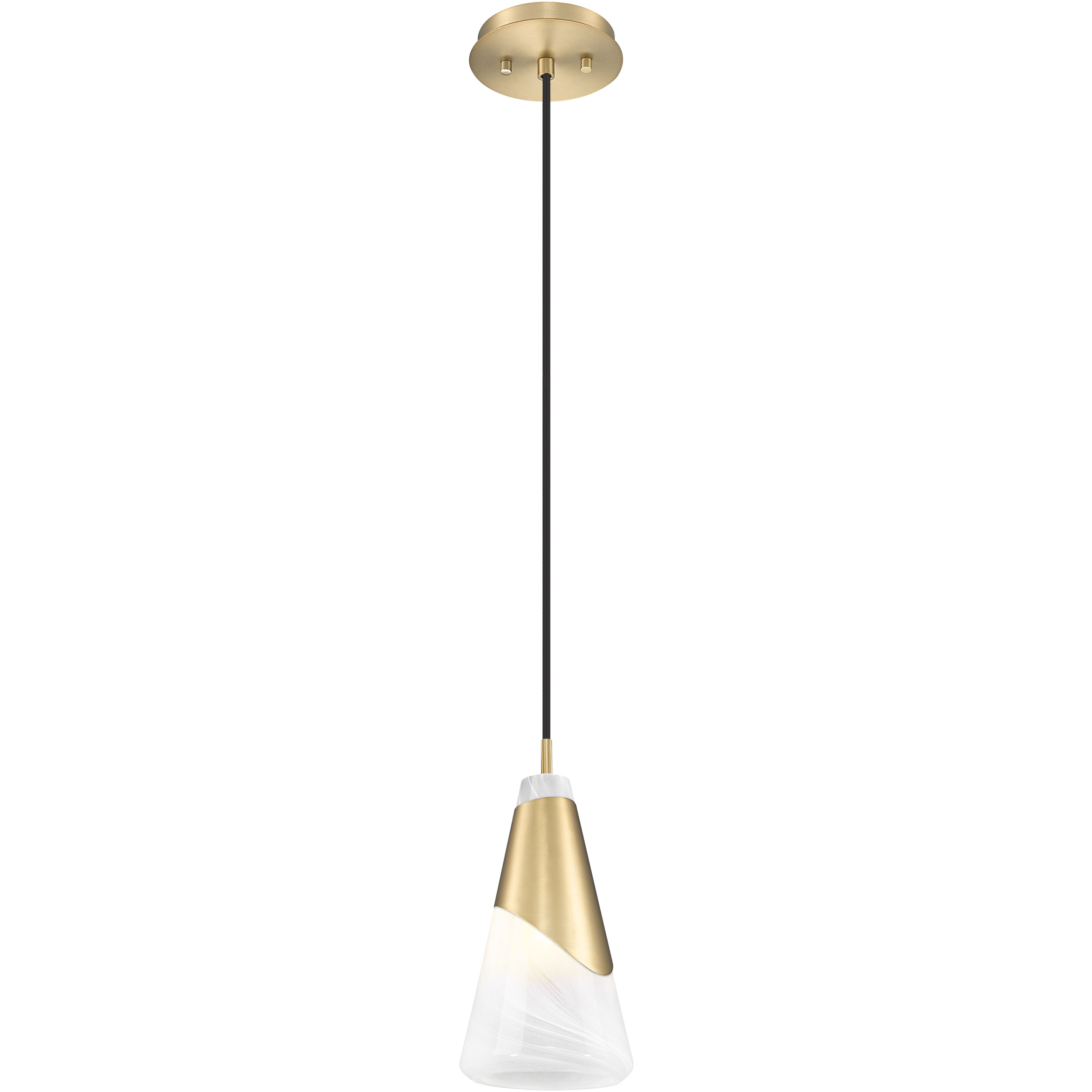 Aimie 1 Light 6 inch Modern Gold Pendant Ceiling Light