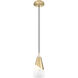 Aimie 1 Light 6 inch Modern Gold Pendant Ceiling Light