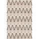 Fallon 36 X 24 inch Dark Brown, Camel, Cream, Taupe Rug