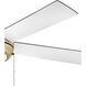 Croft 52 inch Heritage Brass with Matte Black, Matte White Blades Fan, Regency Series