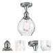 Ballston Small Waverly 1 Light 6 inch Polished Chrome Semi-Flush Mount Ceiling Light, Ballston