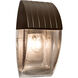 Aqua 1 Light 10 inch Bronze Outdoor Wall Sconce