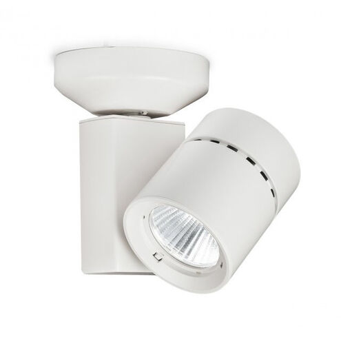 Exterminator II LED 5 inch White Flush Mount Ceiling Light in 2700K, 85, Flood, Monopoint