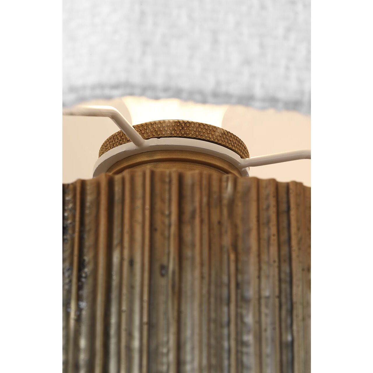 Anne-Marie Barton Fumar 17.5 inch 15.00 watt Ridged Tombac Table Lamp Portable Light