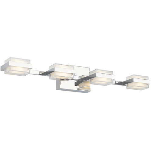 Sean Lavin Kamden LED 31.4 inch Chrome Bath Light Wall Light in LED 90 CRI 3000K, Integrated LED