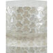 Anita 17.7 inch White Accent Stool