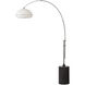 Tambo Morelli 92 inch 14 watt Satin Nickel and Steel Arc Floor Lamp Portable Light