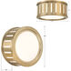 Kendal 2 Light 9.5 inch Vibrant Gold Sconce Wall Light