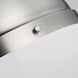 TOB by Thomas O'Brien Hanks LED 16 inch Brushed Nickel Pendant Ceiling Light