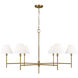 C&M by Chapman & Myers Ridgewood 6 Light 48.00 inch Chandelier