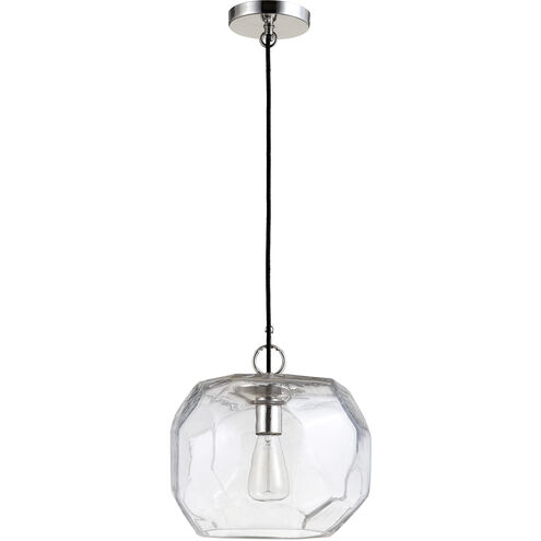 Saria 1 Light 12 inch Polished Nickel Mini Pendant Ceiling Light