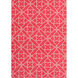 Frontier 132 X 96 inch Coral, Seafoam Rug