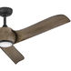 Tiburon 56 inch Matte Black with Driftwood Blades Smart Fan