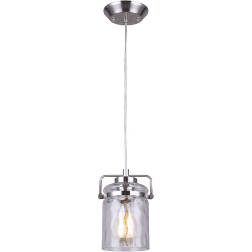 Madison 1 Light 6 inch Brushed Nickel Pendant Ceiling Light