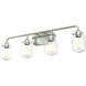 Lexington 4 Light 35 inch Satin Nickel Vanity Light Wall Light