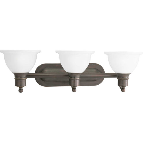 Beacher 3 Light 28 inch Antique Bronze Bath Vanity Wall Light