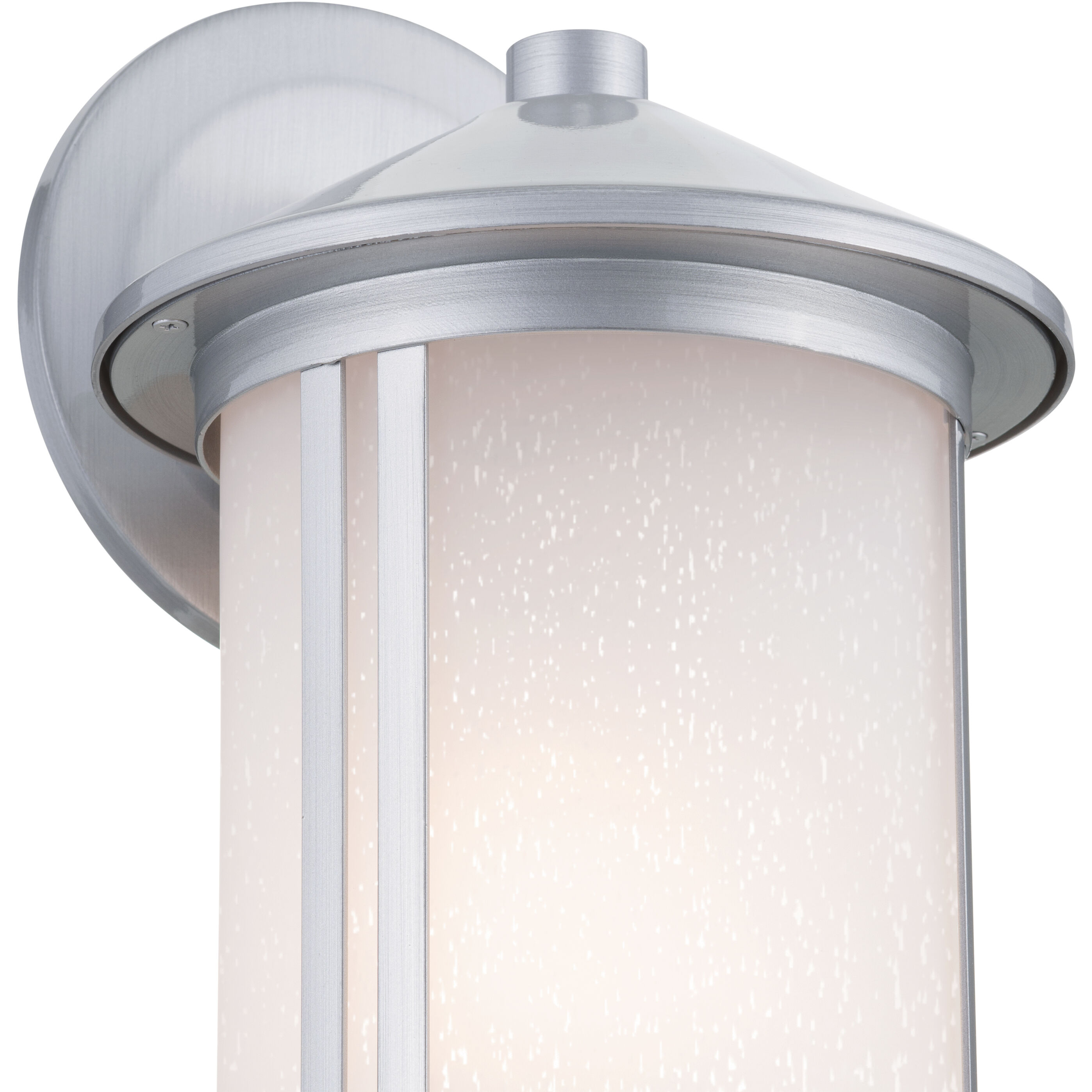 Lombard 1 Light 16.5 inch Brushed Aluminum Outdoor Wall Sconce, Large