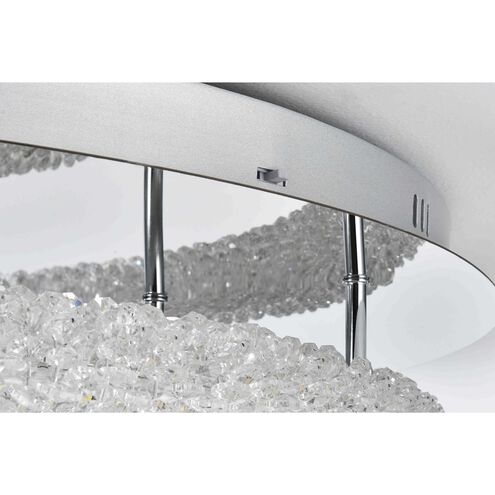 Bowen 2 Light 29.5 inch Chrome Flush Mount Ceiling Light