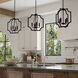 Courtney 4 Light 16 inch Matte Black Foyer Ceiling Light