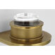 Marie Flanigan Percy LED 3.75 inch Soft Brass Linear Bath Sconce Wall Light