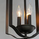 Provident 3 Light 10 inch Black Single Pendant Ceiling Light