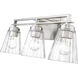 Lyna 3 Light 22 inch Brushed Nickel Vanity Wall Light