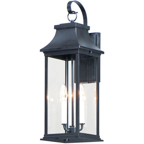 Vicksburg 3 Light 24 inch Black Outdoor Wall Mount