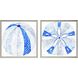 Naturals Collection Blue Framed Art