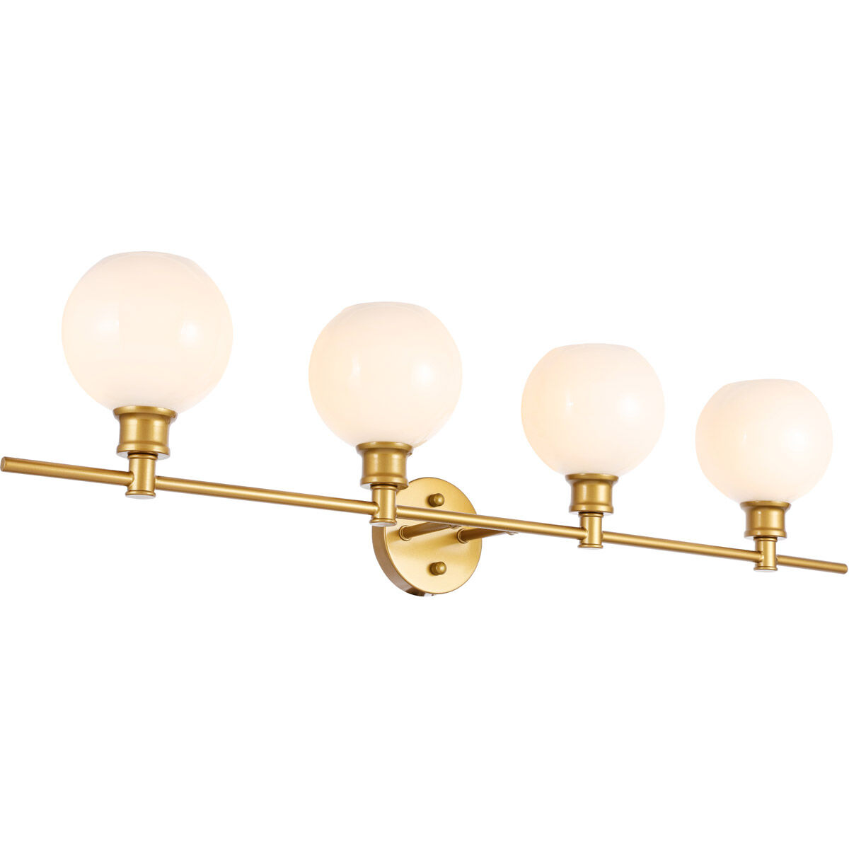 Syracuse 4 Light 38 inch Brass Wall sconce Wall Light