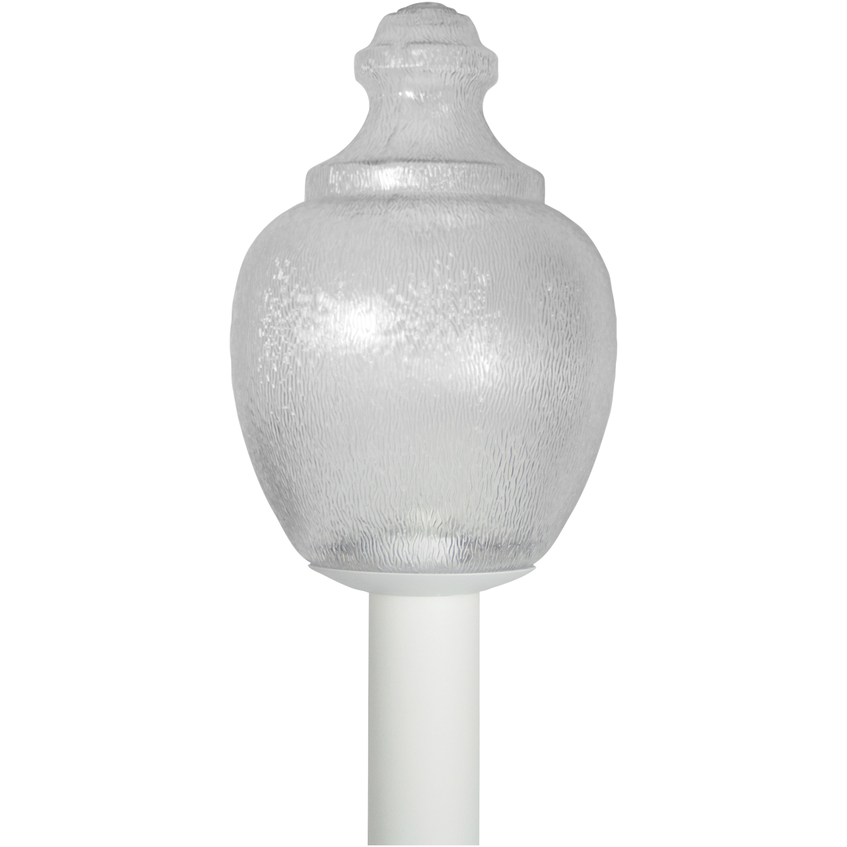 Etch 1 Light 15.5 inch White Outdoor Post Light