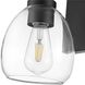 Dawes Sconce Wall Light in Matte Black
