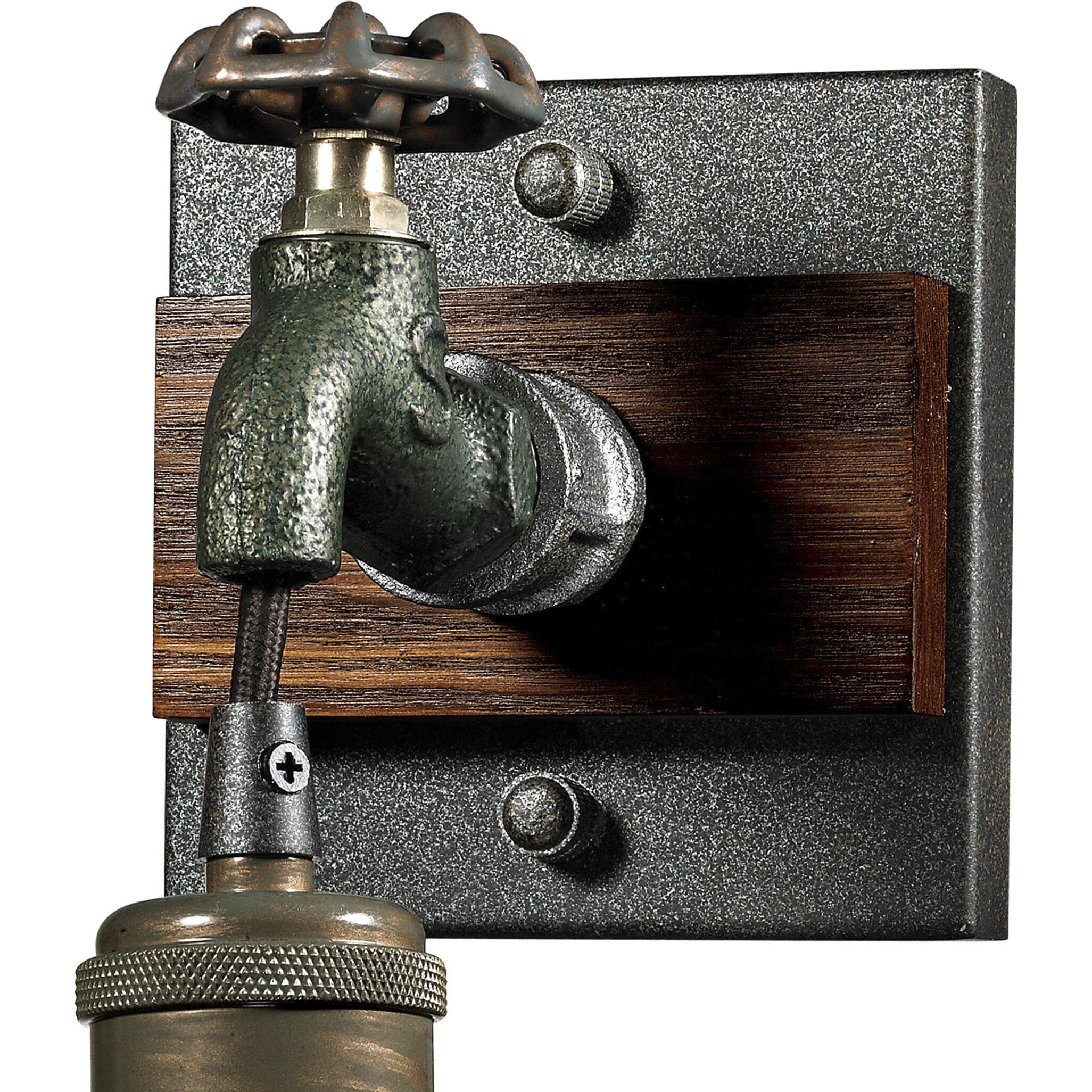 Jonas 1 Light 5 inch Multi Tone Weathered Sconce Wall Light