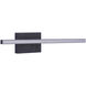 Jubilee 1 Light 19.67 inch Black Wall Lamp Wall Light
