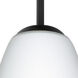 Riva 9 1 Light Black Cord Pendant Ceiling Light