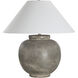 Olivia 25 inch 8.5 watt Olive Wash Table Lamp Portable Light