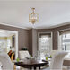 Kiera 4 Light 14 inch Brass Pendant Ceiling Light