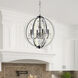 Abia LED 16 inch Chrome Up Chandelier Ceiling Light