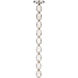 Forever Seduction LED 33.6 inch Polished Nickel Modular Pendant Ceiling Light, Remote Driver