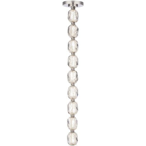 Forever Seduction LED 33.6 inch Polished Nickel Modular Pendant Ceiling Light, Remote Driver