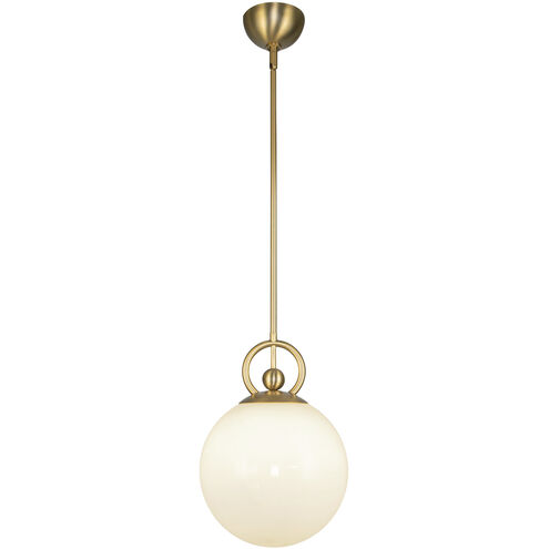 Fiore 1 Light 9.88 inch Brushed Gold Pendant Ceiling Light
